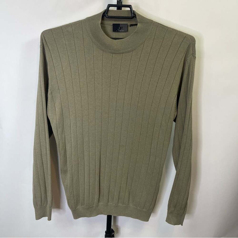 J. Ferrar Tan Long Sleeve Sweater Size Large Men’s